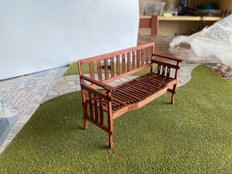 Arts and Crafts Garden Bench