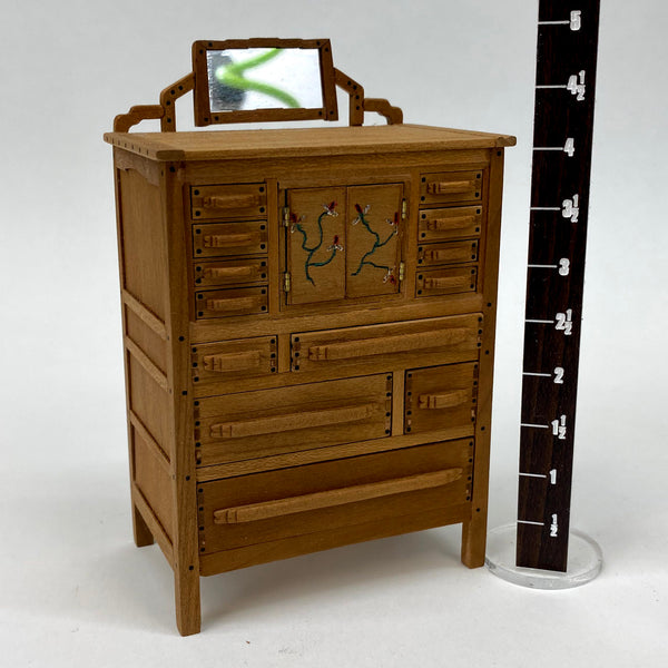 Greene and Greene Tall Boy Cabinet