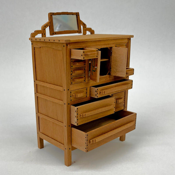 Greene and Greene Tall Boy Cabinet