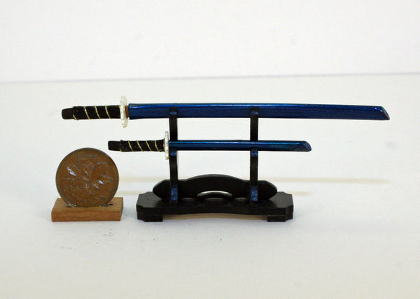 Japanese Samurai Swords with rack