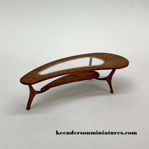 Kidney Shaped Coffee Table