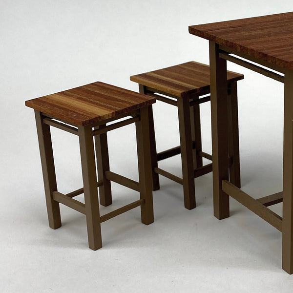 Country Kitchen Table and Stools