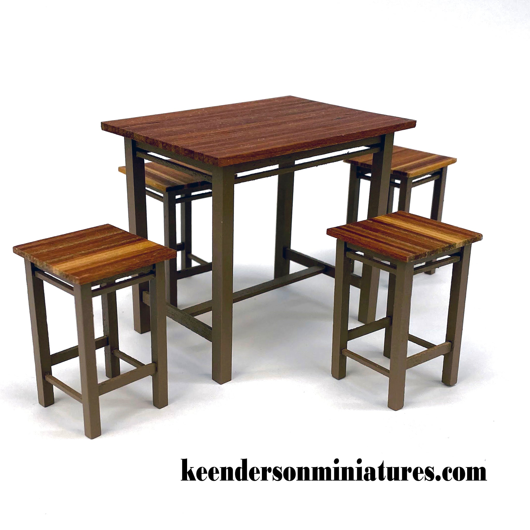 Country Kitchen Table and Stools