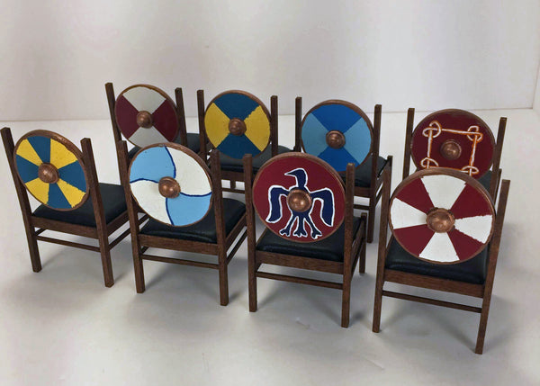Viking Dragon Boat Table and Chairs